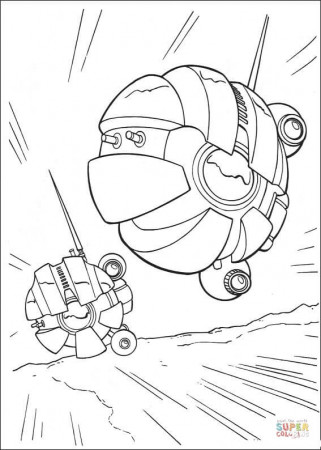 Dark Eye Sith Probe Droid coloring page | Free Printable Coloring Pages