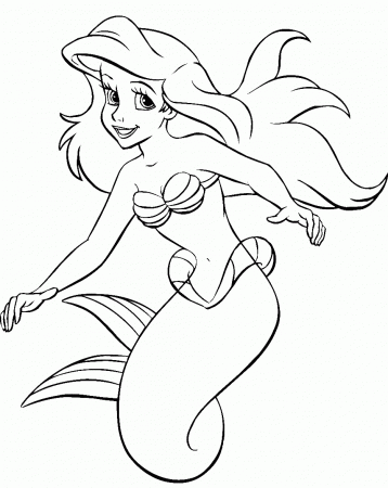 Printable Mermaid Coloring Pages | Coloring Me