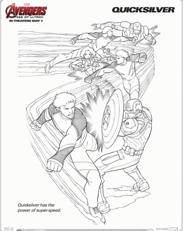 Avengers: Age of Ultron Coloring Sheets + Trailer - My Boys and ...