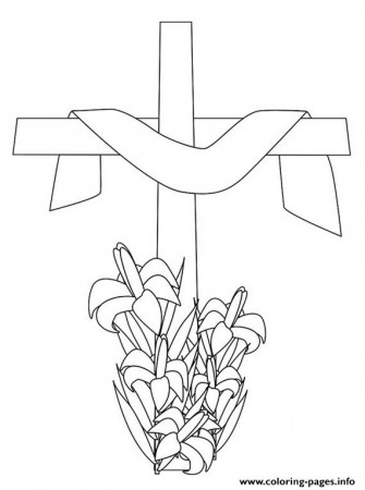 Good Friday 18 Coloring Pages Printable