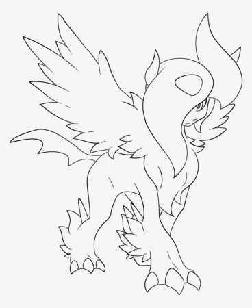 Pokemon X And Y Mega Coloring Pages - Line Art PNG Image ...