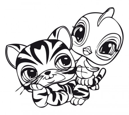 My Littlest Pet Shop Colouring Sheets - Coloring