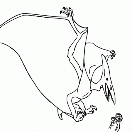 Pteranodon Coloring Pages | Dinosaurs Pictures and Facts