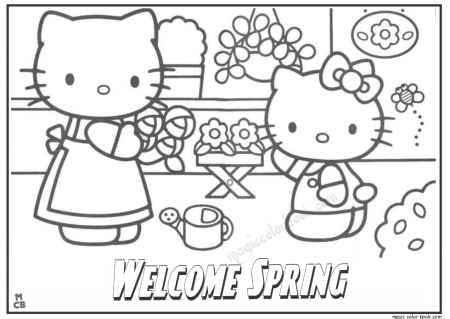 Spring Coloring Pages 10