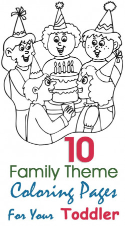 Top 10 Free Printable Family Coloring Pages Online | Family Theme ...