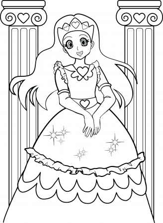 Coloring Pages For Girls (7) - Coloring Kids