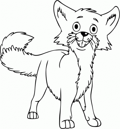 Sweet Fox Kids Coloring Pages Coloring Pages For Kids #bKI ...