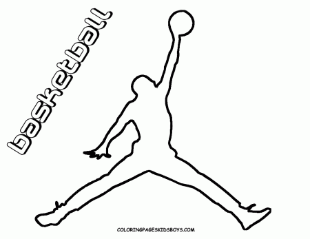 Michael Jordan - Coloring Pages for Kids and for Adults