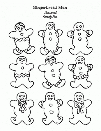 12 Pics of Gingerbread Family Coloring Pages - Gingerbread Woman ...