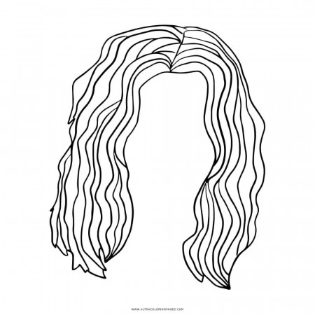 Curly Hair 3 Coloring Page - Free Printable Coloring Pages for Kids