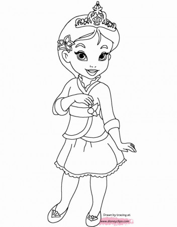 Baby Disney Princess Coloring Pages Beautiful Baby Princess Belle Coloring  Pages | Riscos para pintura, Fadas, Princesas