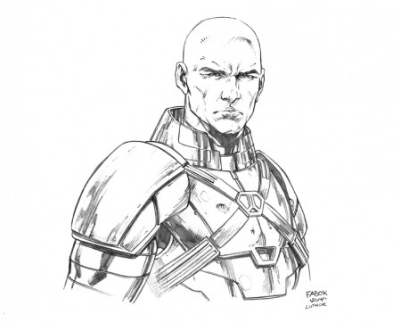 Lex Luthor Head Study by Jason Fabok, in Jason Fabok's Commissions Comic  Art Gallery Room