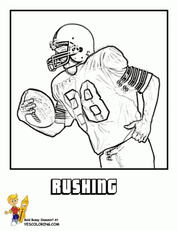 Fired Up Football Coloring Pictures | Free Football | Coloring ...