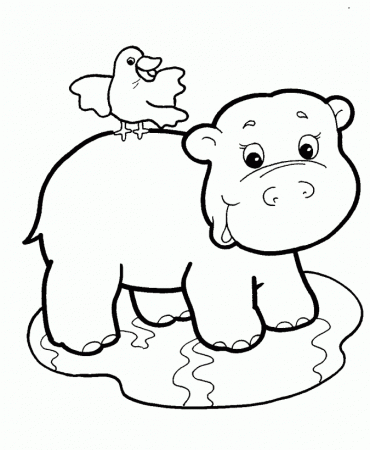 Of Baby Animals - Coloring Pages For Kids And For Adults - Coloring Home