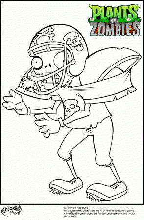 Plants Vs Zombies Pictures To Color - Coloring Pages for Kids and ...
