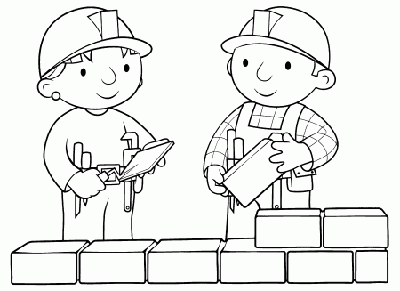 Bob the builder coloring pages and pictures – Lets build | Print ...