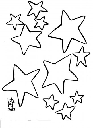 Stars Coloring Page. stars coloring pages. free printable star ...