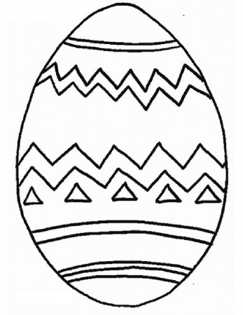 Easter Printable Coloring Pages Eggs - Coloring