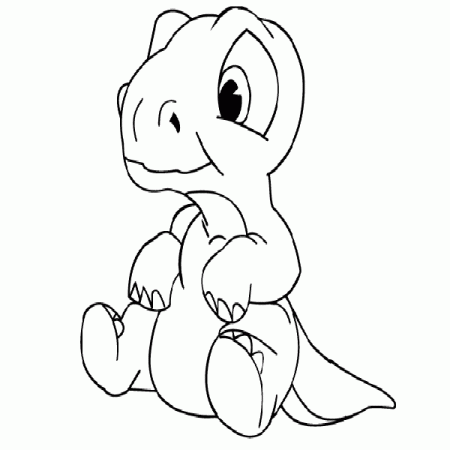 Coloring Pages Of Cartoon Dinosaurs | Cooloring.com