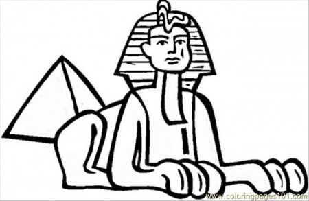 Sphinx In Egypt Coloring Page - Free Egypt Coloring Pages ...