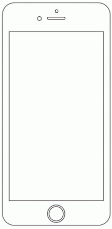 iPhone Coloring Page