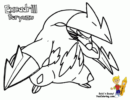 Pokemon Printable Black And White - Coloring Pages for Kids and ...