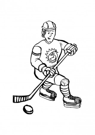 Printable Hockey Coloring Pages | Coloring Me