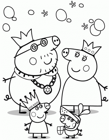 Peppa Pig Printable - Coloring Pages for Kids and for Adults