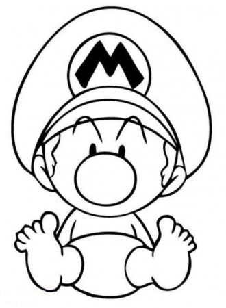 Baby Mario Coloring Pages - Baby Coloring Pages, Boys Coloring ...
