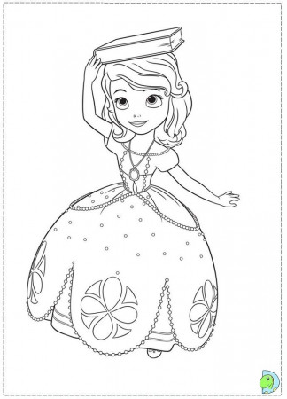 Sofia the first, Coloring pages and Coloring