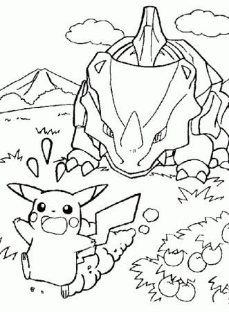 digital dunes: Pokemon Coloring Pages " Pikachu "