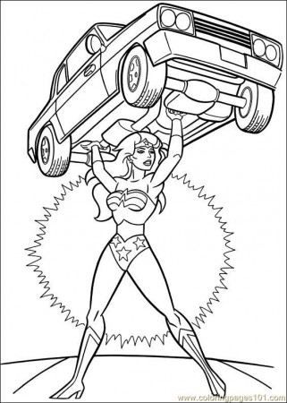 Wonder Woman 28 Coloring Page - Free Wonder Woman Coloring ...