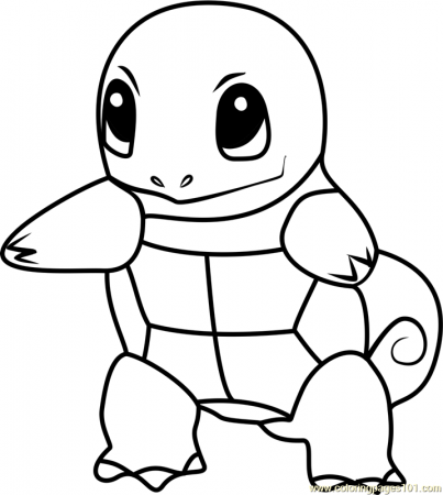 Squirtle Pokemon GO Coloring Page - Free Pokémon GO Coloring Pages ...