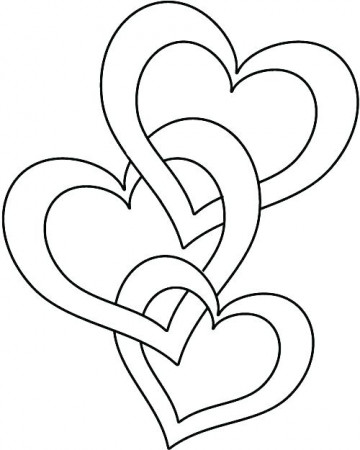 Free Printable Heart Coloring Pages at GetDrawings.com ...