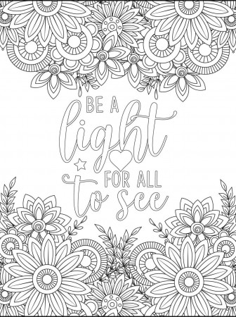 40 Bible Quote Coloring Pages Christian Coloring Book Pages - Etsy.de