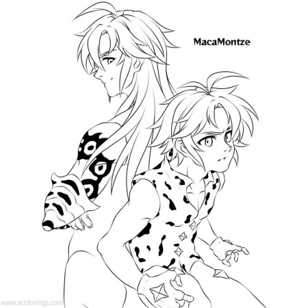 28+ elegant photos 7 Deadly Sins Color Page : Meliodas 14 Coloring Page  Free Printable Coloring Pages For Kids / Seven deadly sins coloring pages.  - faizmatnawi