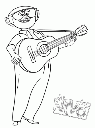 Andres from Vivo coloring page