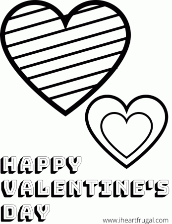 Free Printable Heart Templates and Heart Coloring Sheets - I Heart Frugal