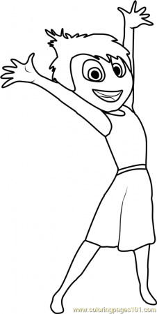 Joy Happy Coloring Page for Kids - Free Inside Out Printable Coloring Pages  Online for Kids - ColoringPages101.com | Coloring Pages for Kids