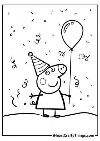 Peppa Pig Coloring Pages (Updated 2023)