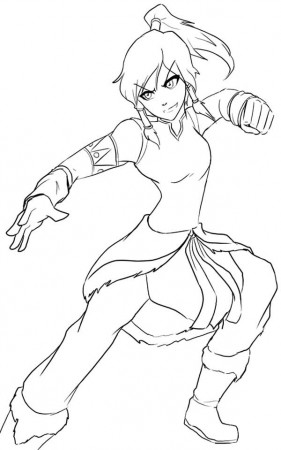 Avatar Korra Coloring Pages - High Quality Coloring Pages