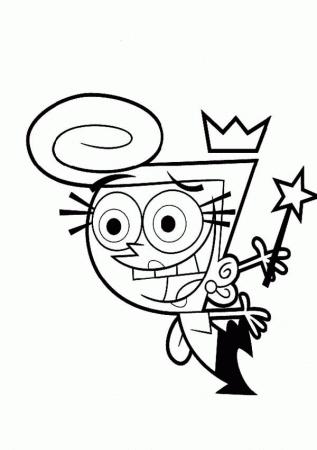 Wanda Want to Play with Timmy in the Fairly Odd Parents Coloring ...