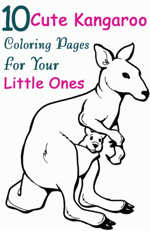 Top 10 Free Printable Kangaroo Coloring Pages Online | Kangaroos ...