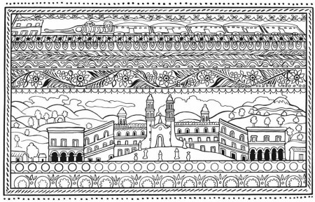 African Folk Art Coloring Pages - Coloring Pages For All Ages