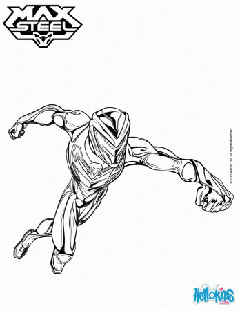 MAX STEEL coloring pages - Max Steel in Action