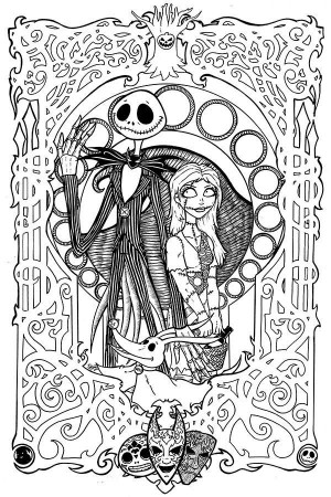 coloring | Coloring Pages, Nightmare Before Christmas ...