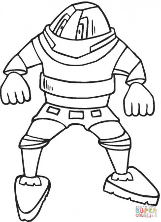 Fighting Robot coloring page | Free Printable Coloring Pages
