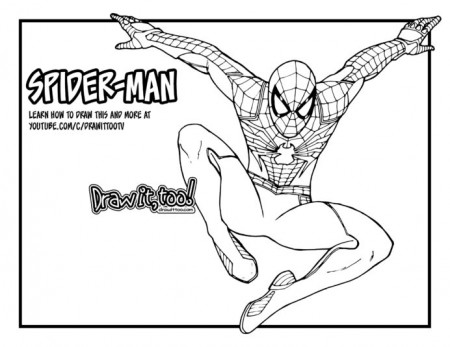 To Draw Spider Man Ps4 Game Drawing Tutorial Coloring Lattice Math Problems  Adding And Spider Man Ps4 Coloring Pages Coloring Pages number sequence  puzzles junior high school mathematics 9 math facts xtra