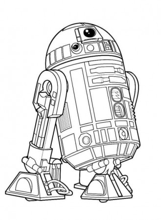 Star Wars Droid R2 D2 Coloring Pages - Printable Star Wars - Ideas of  Printable Star Wars #st… | Star wars coloring sheet, Star wars coloring book,  Star wars colors