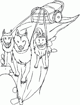 Dog Sled #8 (Transportation) – Printab #2123375 - PNG Images - PNGio